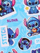 Блокнот пушистый и ручка многоцветная «Стич», голубой - фото 809249403