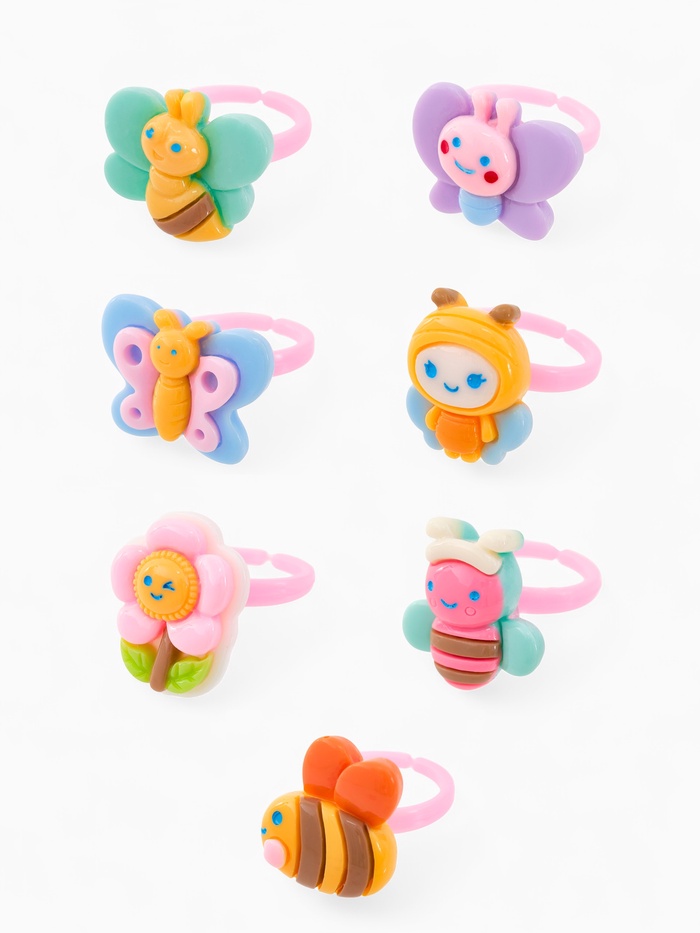 Кольцо «Выбражулька. Пчелки», форма МИКС, разноцветное, безразмерное