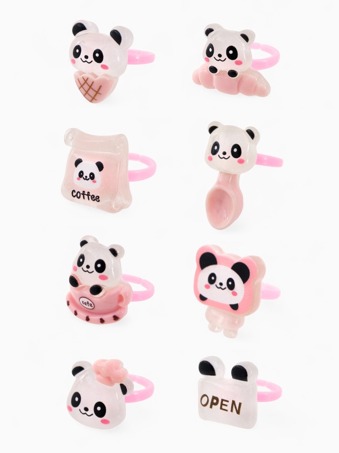 Кольцо «Выбражулька. Панда», форма МИКС, разноцветное, безразмерное