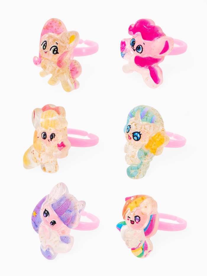 Кольцо «Выбражулька. Пони», форма МИКС, разноцветное, безразмерное