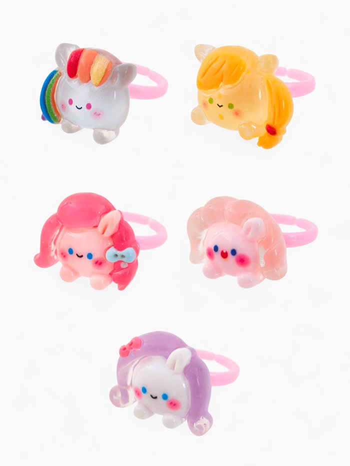 Кольцо «Выбражулька. Зайчик», форма МИКС, разноцветное, безразмерное