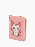 Кошелёк на молнии «Выбражулька», 8.5×2.5×10.5 см, с принтом, розовый - фото 120384016