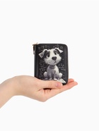 Кошелёк на молнии Выбражулька «Щенок», 8.5×2.5×10.5 см, чёрный - Фото 4