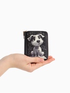 Кошелёк на молнии Выбражулька «Щенок», 8.5×2.5×10.5 см, чёрный - Фото 4