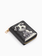 Кошелёк на молнии «Выбражулька», 8.5×2.5×10.5 см, с принтом, чёрный/серый - фото 809249647
