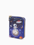 Кошелёк на молнии Выбражулька, 8.5×2.5×10.5 см, с принтом, синий - фото 120384024