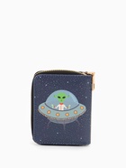 Кошелёк на молнии Выбражулька, 8.5×2.5×10.5 см, с принтом, синий - фото 120384025