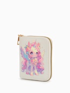 Кошелёк на молнии «Выбражулька», 8.5×2.5×10.5 см, с принтом, белый/розовый - фото 809249689