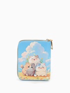 Кошелёк на молнии «Выбражулька», 8.5×2.5×10.5 см, с принтом, голубой - фото 809249697