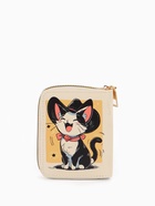 Кошелёк на молнии «Выбражулька», 8.5×2.5×10.5 см, с принтом, бежевый - фото 809249715