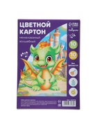 УЦЕНКА картон цветн волшебный А4 10л 10цв немел одност 220г/м² , в плёнке - Фото 5