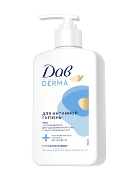 Гель для интимной гигиены «Дав», успокаивающий, 280 мл