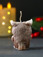 Свеча новогодняя декоративная «Филюшка», 50×65 мм, коричневый - фото 809250169