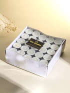 Набор свечей чайных 50 шт., d=37 мм, 15 г, 3 ч. горения - Фото 1