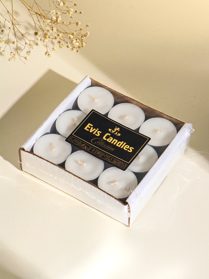 Набор свечей чайных 18 шт., d=37 мм, 15 г, 3 ч. горения - Фото 1