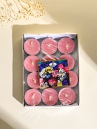 Набор свечей ароматических чайных 12 шт., d=37 мм, 15 г, 4 ч. горения, садовые цветы - Фото 3