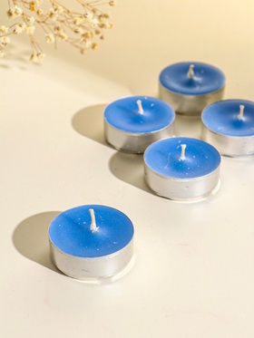 Набор свечей ароматических чайных 12 шт., d=37 мм, 15 г, 4 ч. горения, утренняя роса