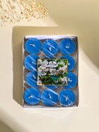 Набор свечей ароматических чайных 12 шт., d=37 мм, 15 г, 4 ч. горения, утренняя роса - Фото 3