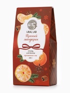 Соль для ванны, аромат пряный мандарин, 200 г, URAL LAB - Фото 6