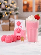 Бомбочки для ванны, аромат клубничный коктейль, набор 3 шт. × 40 г, URAL LAB - фото 60867843