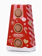 Бомбочки для ванны, аромат пряное какао, набор 3 шт. × 40 г, URAL LAB 10882921