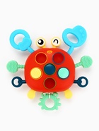 Игрушка тянучка Крошка Я «Крабик» развивающая, сенсорная, красная - Фото 2