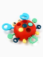 Игрушка тянучка Крошка Я «Крабик» развивающая, сенсорная, красная - Фото 3