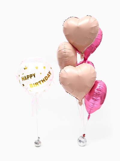 Воздушные шары, набор Happy Birthday, 21 предмет