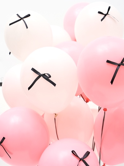 Воздушные шары, набор «Розовый», 44 предмета