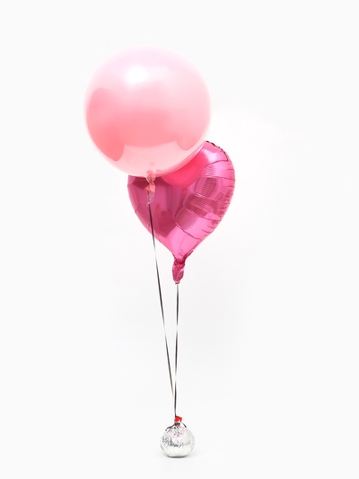 Воздушные шары, набор «Розовый», 44 предмета