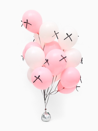 Воздушные шары, набор «Розовый», 44 предмета