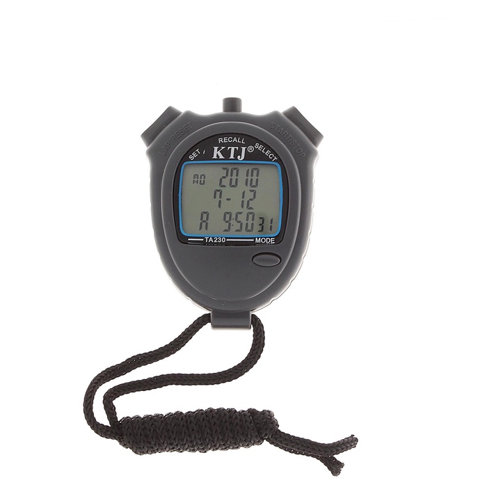 УЦЕНКА Секундомер ТА 230, чёрный - Фото 1