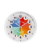 Часы настенные «Обучающие», детские, плавный ход, d=30 см, белые - Фото 1