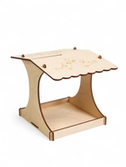 Кормушка - конструктор из ХДФ для птиц «Синичник», своими руками, 24×18×18.5 см, Greengo 10920583