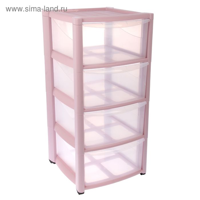 Комод 4-х секционный «Амадео», цвет МИКС - Фото 1