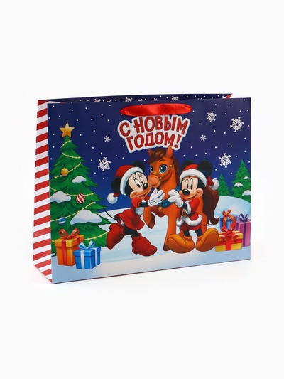 Пакет подарочный «С Новым годом!», L 31×40×11.5 см