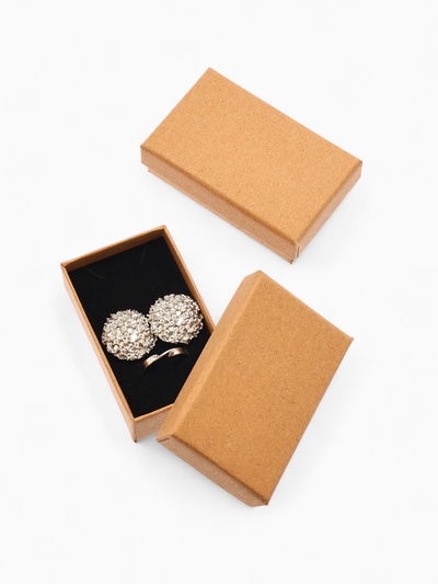 Коробочка подарочная под набор «Крафт», 5×8 см, фасовка 6 шт., бежевая