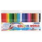 УЦЕНКА Фломастеры 30цв 2.0 мм Centropen 7550/ ТП Colour World, смываемые. европодвес, линия 1.0 мм 24 - Фото 4