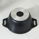 УЦЕНКА Кастрюля 1 л со стеклянной крышкой, АП (темный мрамор) - Фото 3