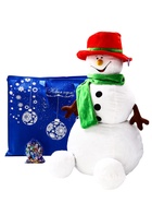Сладкий новогодний подарок «Снеговик», конфеты + игрушка, детский, 300 г - фото 118585725