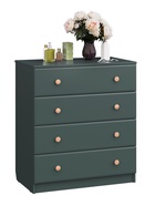 Комод напольный «Джулия», 4 ящика, 800×460×905 мм, цвет авокадо 10924237