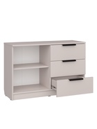 Комод напольный №18, 3 ящика, 986×354×653 мм, цвет кашемир - фото 58049505