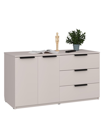 Комод напольный №19, 3 ящика, 1200×500×653 мм, цвет кашемир