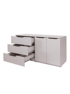 Комод напольный №19, 3 ящика, 1200×500×653 мм, цвет кашемир 10924241