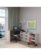 Стол письменный «СТК34», 1200×1038×785 мм, цвет кашемир/авелано 10924243