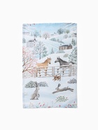 Набор кухонных полотенец «Доляна. Морозное утро», 28×44 см - 3 шт., вафля 160 г/м² 10900092