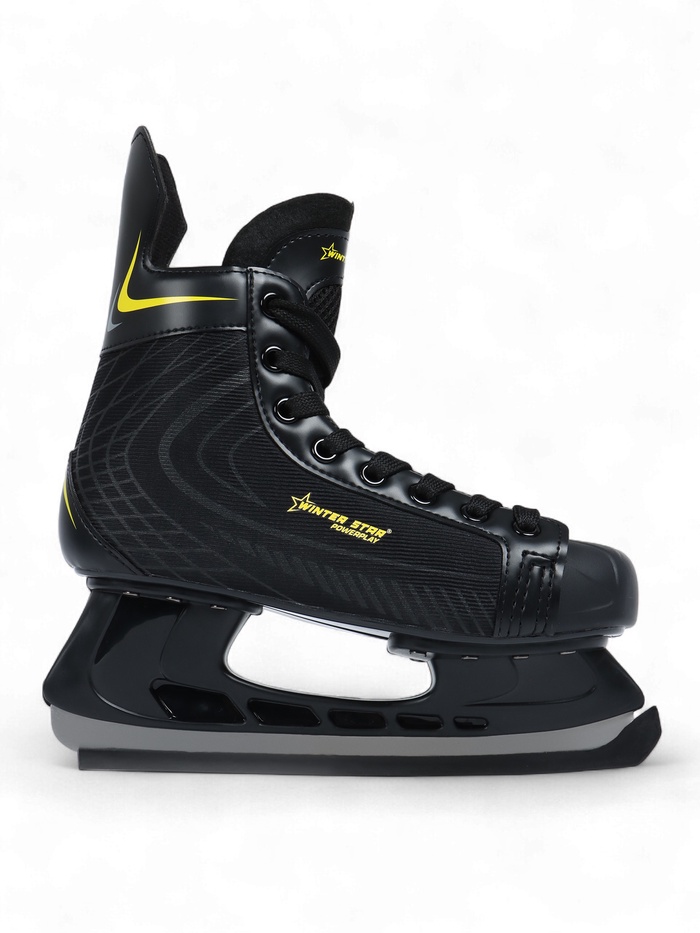 УЦЕНКА Коньки хоккейные Winter Star Powerplay Yellow, р. 38 - Фото 1