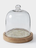 Клош стеклянный, 18×18×20.5 см, дерево - Фото 1