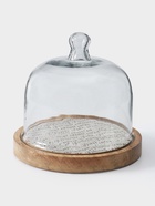 Клош стеклянный, 20×20×20 см, дерево - Фото 1