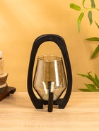 Подсвечник «Аура», 13×15×26 см, стекло, дерево - фото 809250894 Подсвечник «Аура», 13×15×26 см, стекло, дерево - фото 809250894